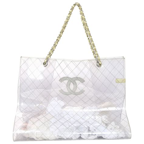 chanel beach bag 2018|chanel clear tote bag.